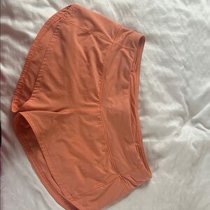 lululemon athletica Orange Athletic Shorts